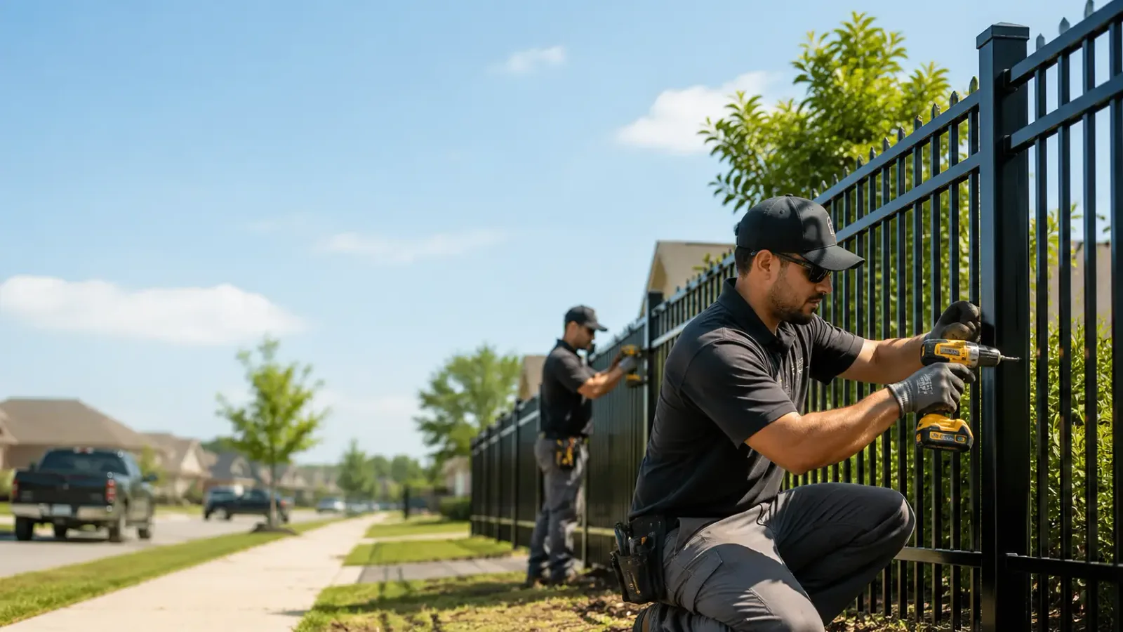 Metal Fence Installation in Fosters, AL